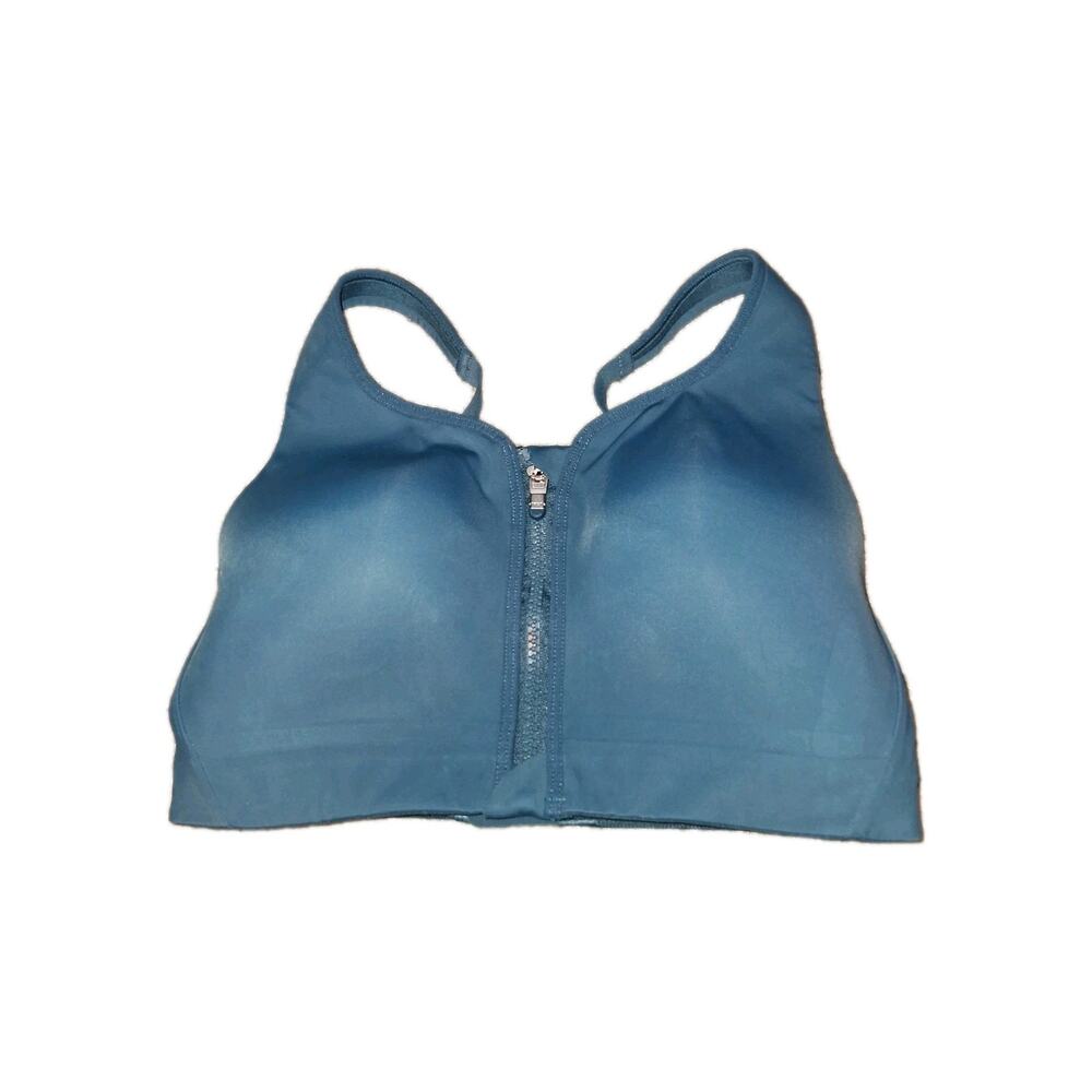 Women’s Athleta Teal Adjustable Wireless Sports Bra Size 32D
